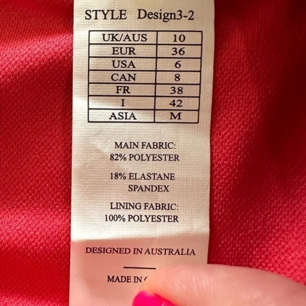 New Seekers Australia Bathing Suit Bikini Bottoms US 6 Coral Pink NWOT - Picture 5 of 8